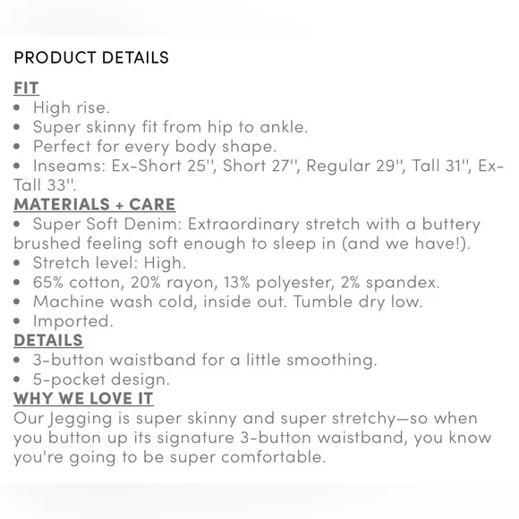 Torrid - Super Soft High Rise Jeggings - Picture 7 of 7